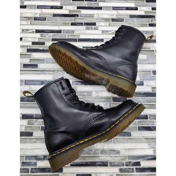 Dr. Martens Black Combat Boots - Picture 5 of 16